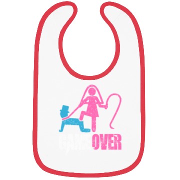 Discover Funny Bride and Groom Meme & Quote Bibs "Game