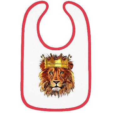 Discover King Lion Head Gold Crown Gifts Lion Costumes Gift Bibs