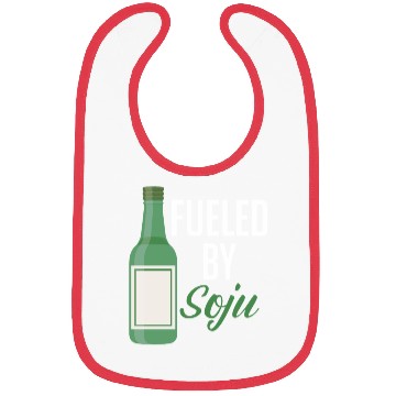 Discover Fueled By Soju Alcohol Drink Liqour Drinker Bibs