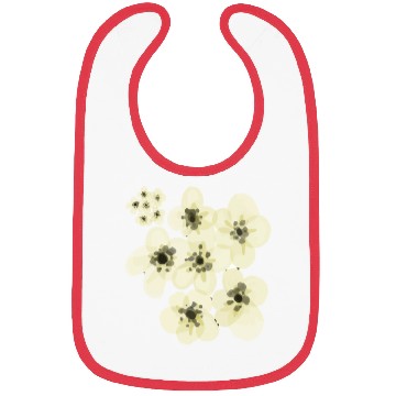 Discover abstract flower Bibs