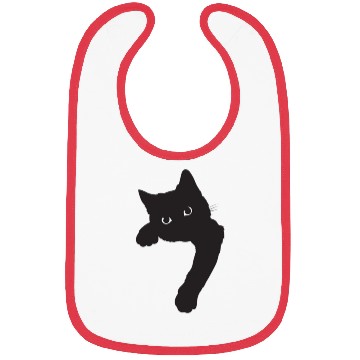 Discover Cute Black Cat Bibs