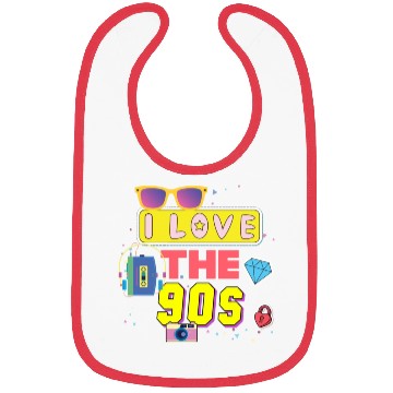 Discover I Love The 90s Vintage 1990s Men Women 90's Bibs
