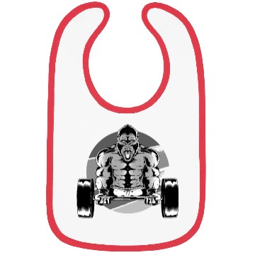 Discover Gym Gorilla Bibs