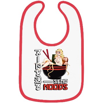 Discover Send Noods Waifu Material - Anime Otaku Gift Bibs