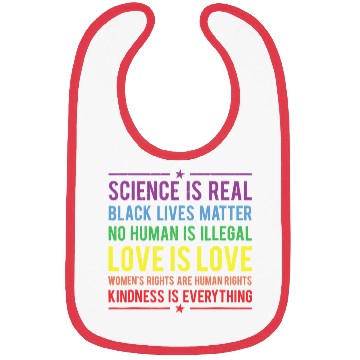 Discover Kindness is EVERYTHING Science is Real Bibs