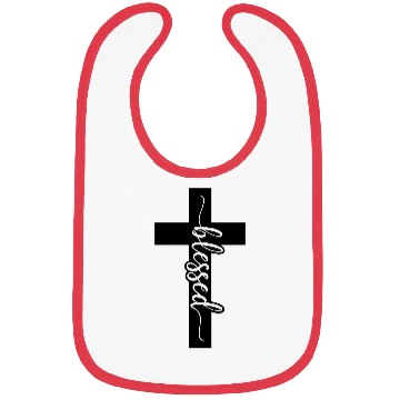 Discover Blessed Cross, cool christian, blessed Bibs