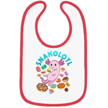 Discover Axolotl Snack Snaxolotl Bibs