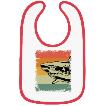 Discover Vintage Shark Gift Idea Bibs