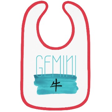 Discover GEMINI OX AESTHETIC ZODIAC Bibs