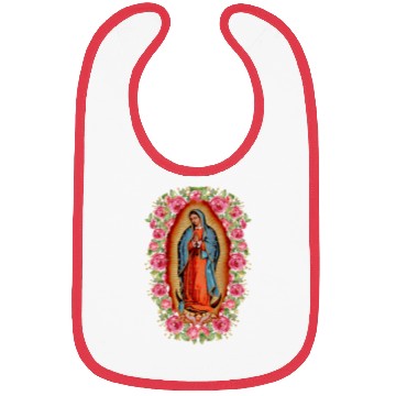 Discover Our Lady Virgen De Guadalupe Virgin Mary Bibs