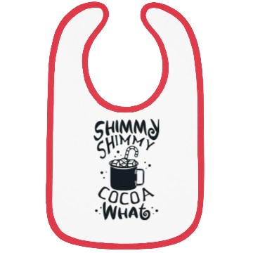 Discover Shimmy Shimmy Hot Cocoa Black Bibs