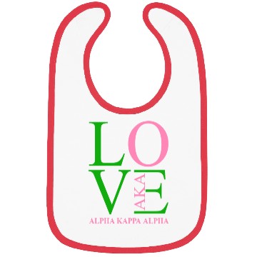 Discover Aka Bibs Love Sorority Gift Alpha Kappa Aka Parap