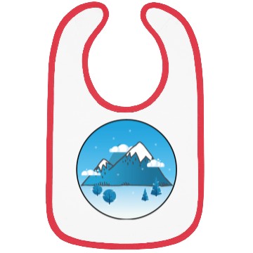 Discover Snowy Blue Aesthetic Bibs