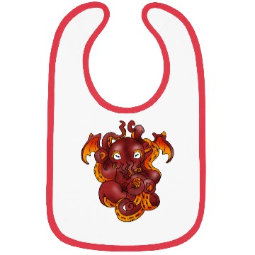 Discover Cthulhu Giant Monster Myth Satanic Demon Gift Bibs
