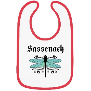 Discover Sassenach Dragonfly Outlander Amber Blue Bibs