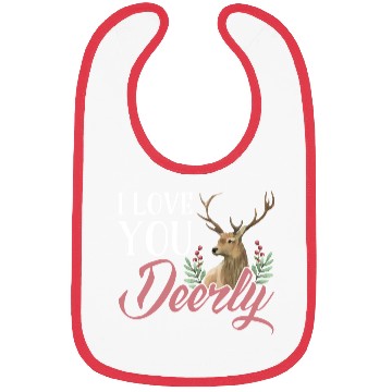 Discover Cute Deer Romantic Quote Couple Bibs