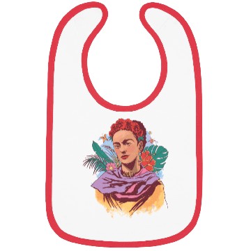 Discover FRIDA KAHLO COLOR PORTRAIT Bibs