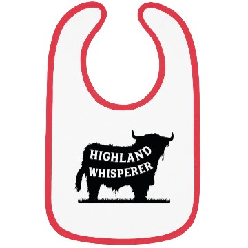 Discover Highland Whisperer - Scottish Highland Cow Farmer Bibs