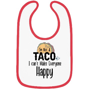 Discover Humorous Taco Foodie Bibs Design