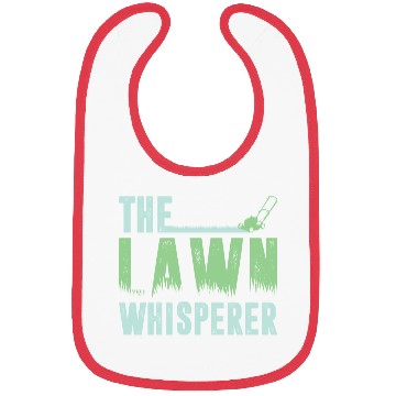 Discover Funny Lawn Mowing The Lawn Whisperer Bibs