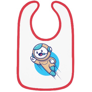 Discover Cute robot flying Bibs