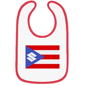 Discover Suzuki Puerto Rico Flag Bibs