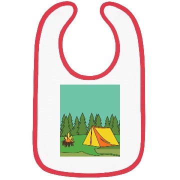 Discover Camping Nature Vintage Bibs