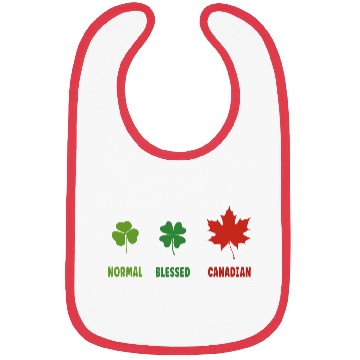 Discover Funny Canadian Maple Leaf Quote for Canada Day Bibs
