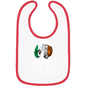 Discover Until Valhalla, Vikings, Viking irish Flag Bibs