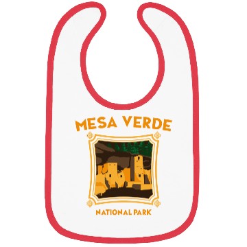 Discover Mesa Verde National Park Novelty Graphic Design Bibs