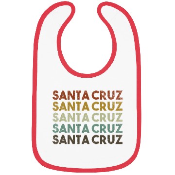 Discover Retro Santa Cruz California Bibs