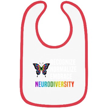 Discover Recognize Embrace Neurodiversity Bibs