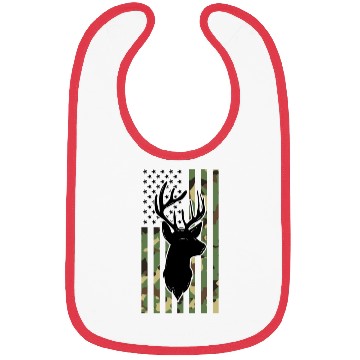 Discover Camouflage American Flag Deer Hunting Bibs