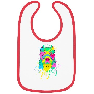 Discover Pit bull Colorful Bibs