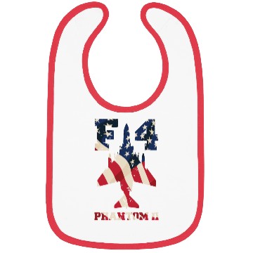 Discover F-4 Phantom II Aircraft with USA Flag Overlay Bibs