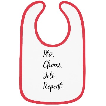 Discover Ballet Dance Plié Chassé Jeté Bibs