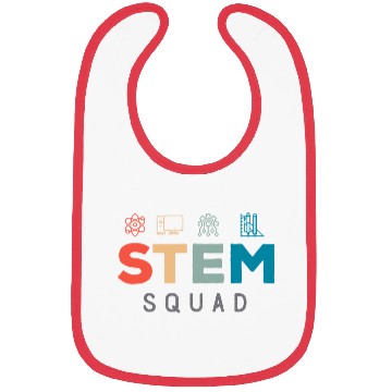 Discover Stem Squad Science Technology Engineering Mathemat Bibs