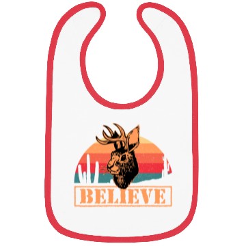 Discover Believe in Jackalope Mythical Animal Jackrabbit Bibs