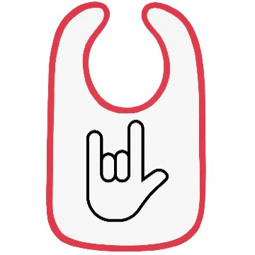 Discover Rock hand icon 07 Bibs