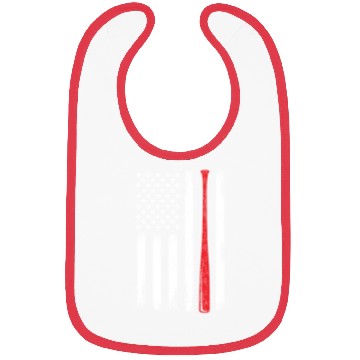 Discover Baseball US Flag Bibs