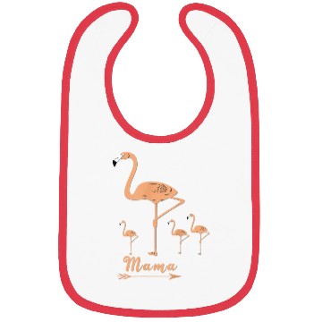 Discover MAMA FLAMINGO BIRD Bibs
