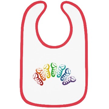 Discover Irish Dance Ghillie Rainbow Bibs