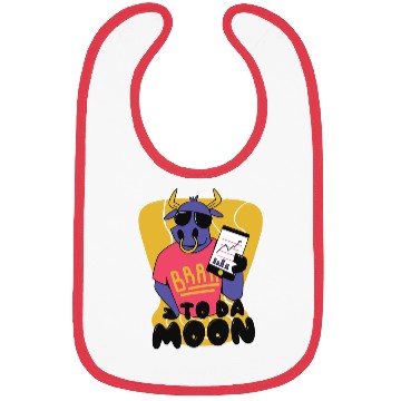 Discover Crypto & Stock to the Moon Bibs