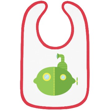 Discover Submarine Lime Bibs