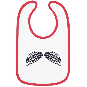 Discover Women's Skeleton Hands Breasts Bibs