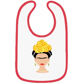 Discover Viva Frida Kahlo Art Print Bibs