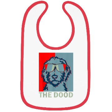 Discover Funny The Dood Goldendoodle Doodle Mom Dad Bibs