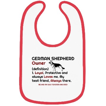 Discover German Shepherd, German Shepherd owner, GSD Bibs