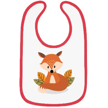 Discover Cute Fox Wine Drinking Lover Party Bibs