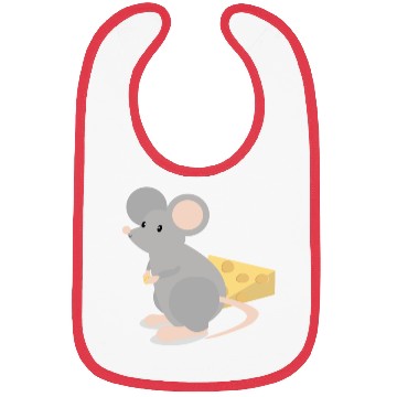 Discover peggy the little grey mouse Bibs